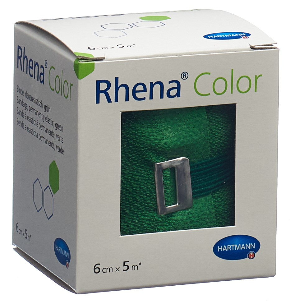 Image of Rhena Color Elastische Binden 6cmx5m grün
