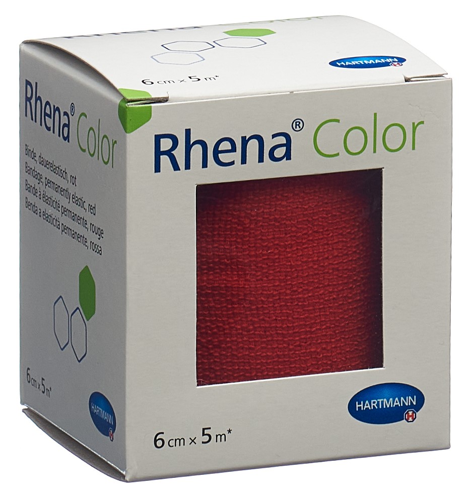 Image of Rhena Color Elastische Binden 6cmx5m rot