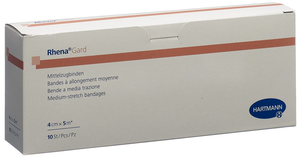 Image of Rhena Gard Elastische Binde 5mx4cm 10 Stk