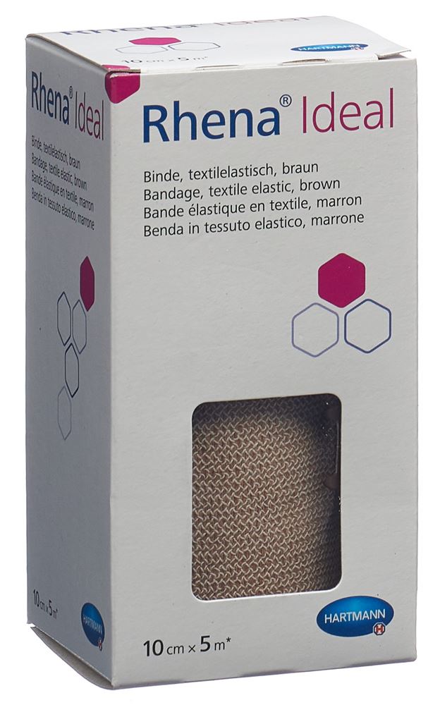 Image of Rhena Ideal Elastische Binde 10cmx5m hautfarben
