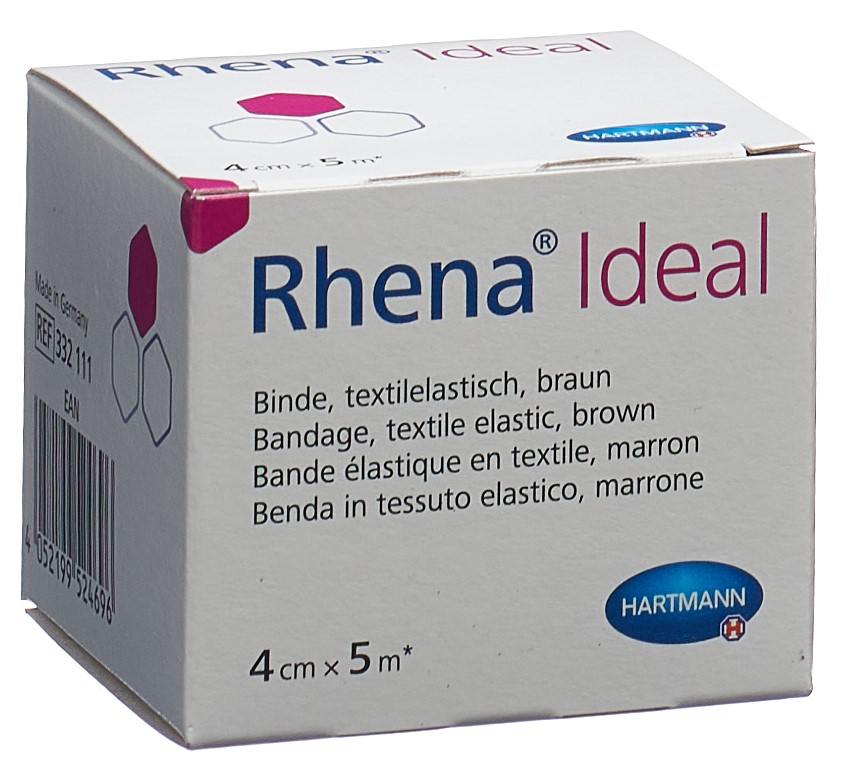 Image of Rhena Ideal Elastische Binde 4cmx5m hautfarben