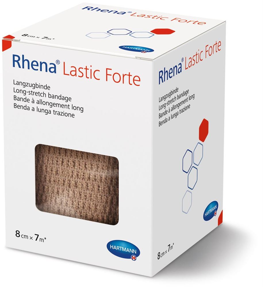 Image of Rhena Lastic Forte 8cmx7m hautfarbig 10 Stk