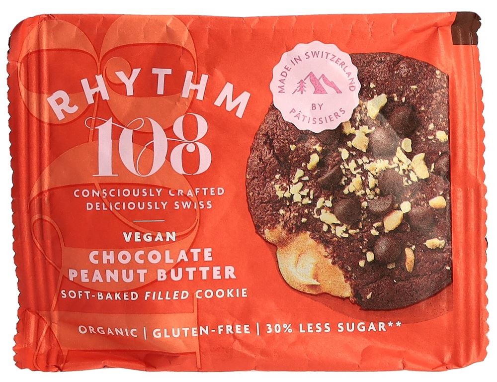 Rhythm108 Soft Baked Filled Cookie Chocolate Peanut Butter 50 g
