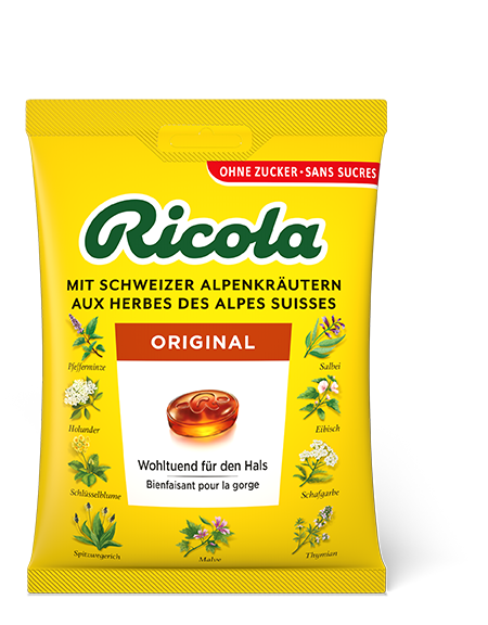 Image of Ricola Kräuterbonbons Original ohne Zucker mit Stevia Btl 125 g