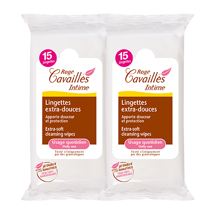 Image of Rogé Cavaillès Intimpflegetücher Extra Sanft Duo 2 x 15 Stk