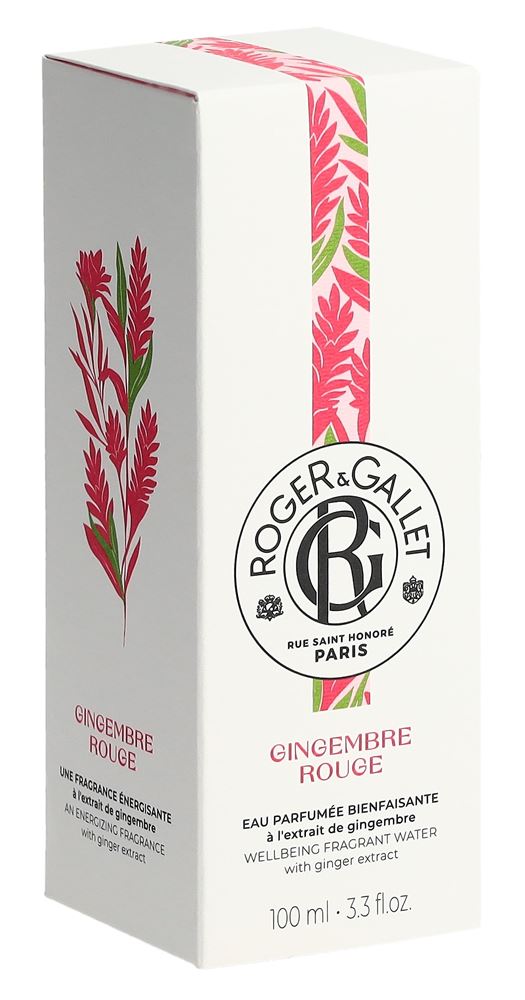 Roger & Gallet Gingembre Rouge Eau Parfumée 100 ml