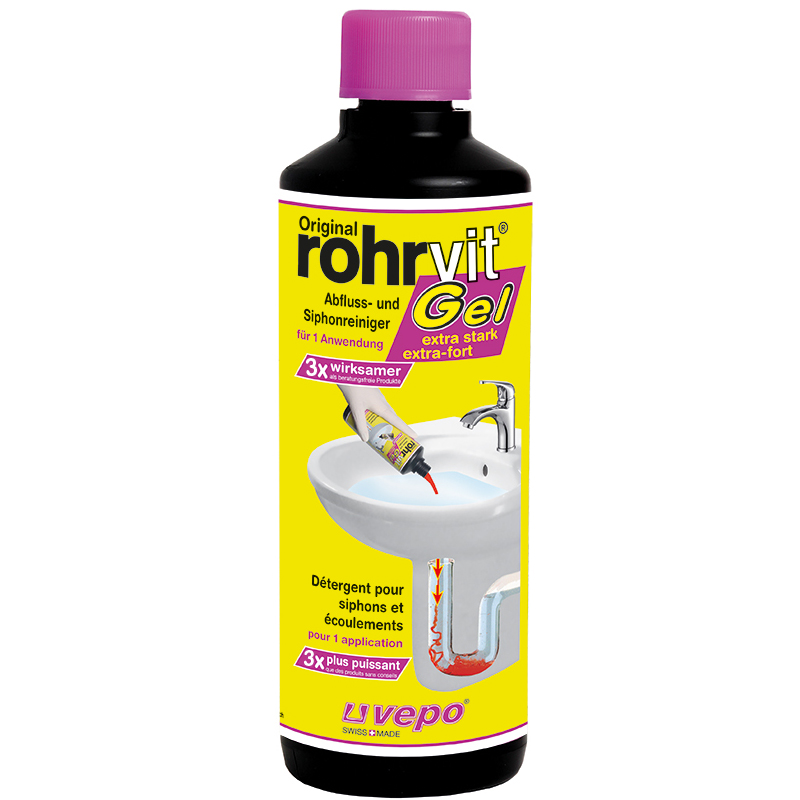 Rohrvit Abflussreiniger Gel extra-stark 415 ml