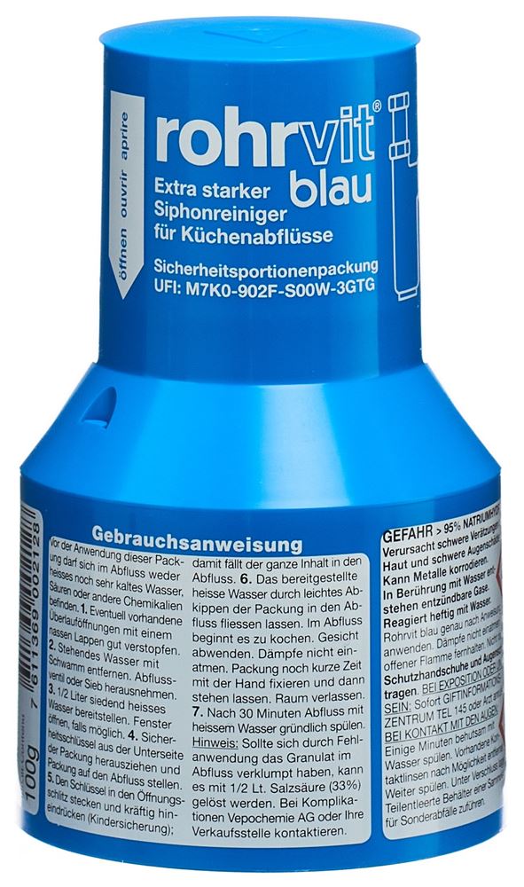 Rohrvit Ablaufreiniger Gran blau 100 g