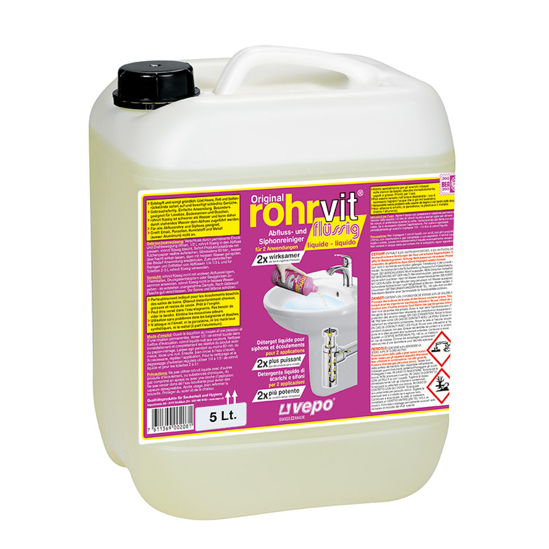 Rohrvit Ablaufreiniger liq gebrauchsfertig 5 lt