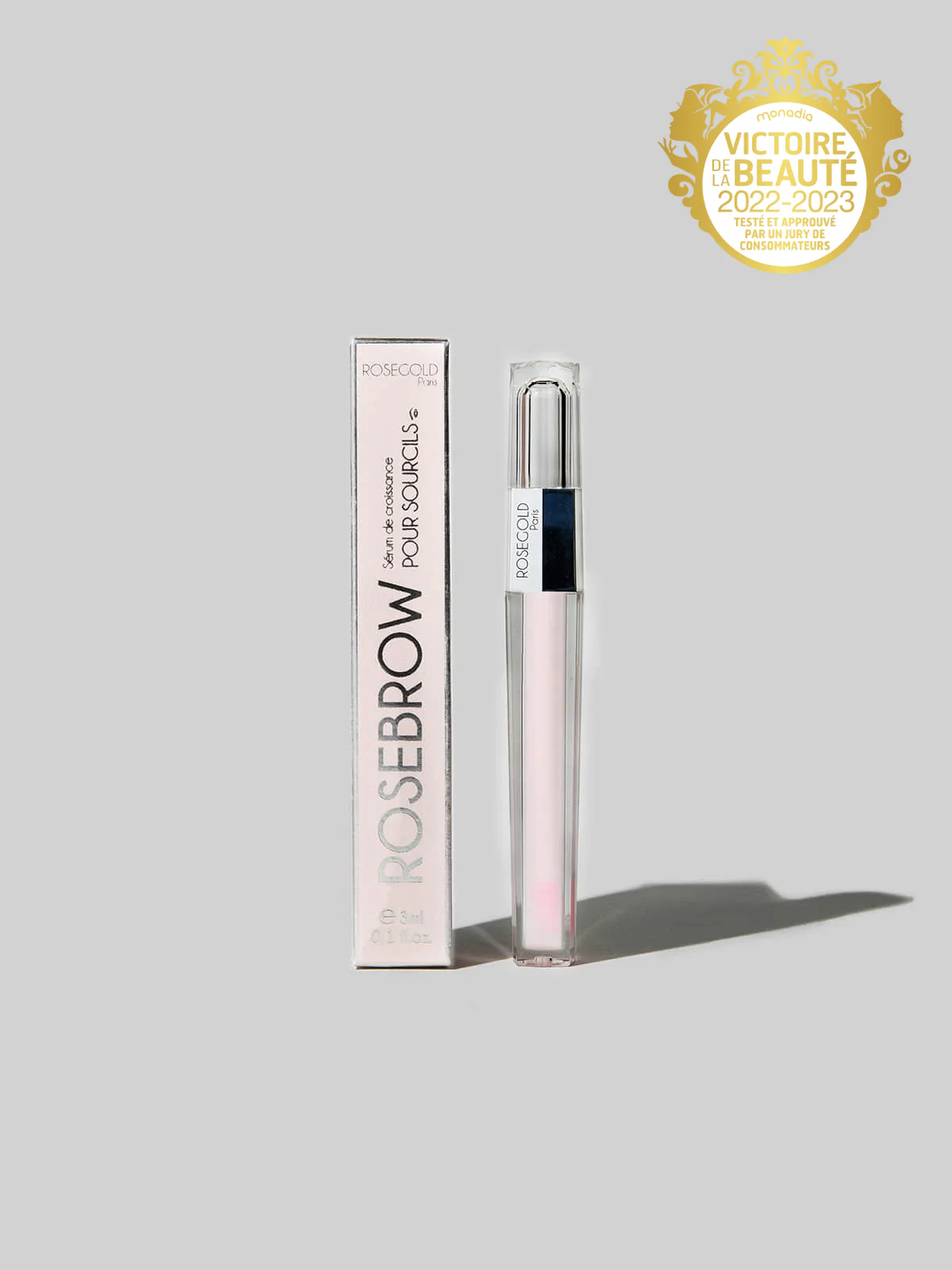 Rosegold Rosebrow sérum de croissance des sourcils 3 ml