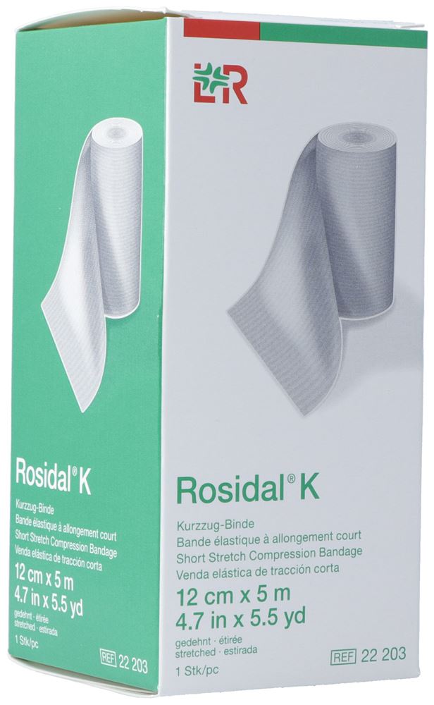 Rosidal K bande élastique à faible allongement 12cmx5m
