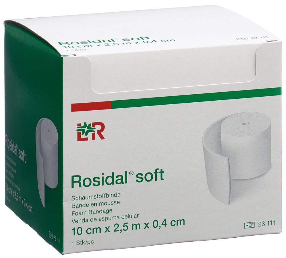 Rosidal soft bande en mousse 2.5mx10cmx0.4cm