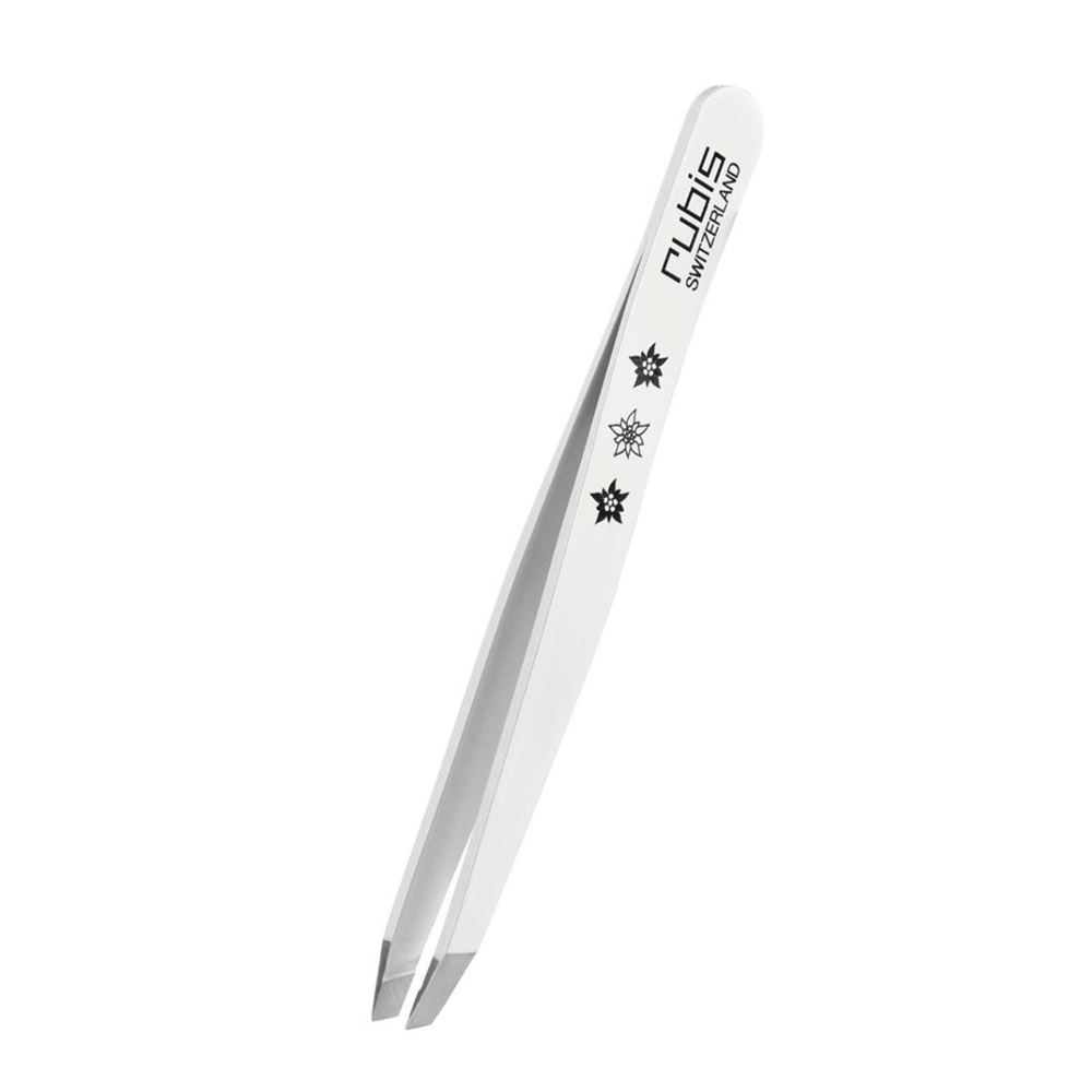 Image of Rubis Pinzette schräg Inox Edelweiss Druck