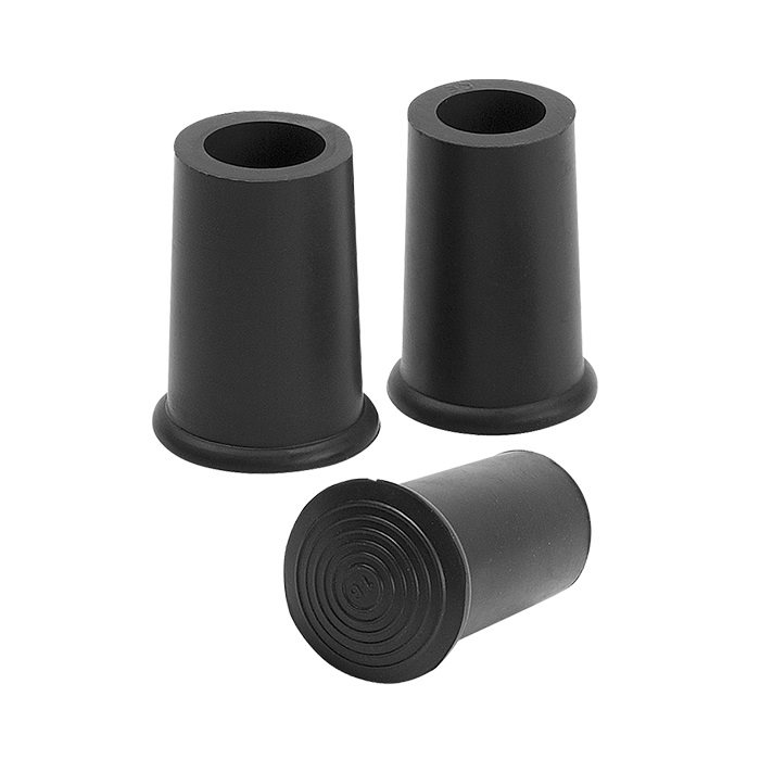 Sahag Puntale nero 18 mm per bastone in legno