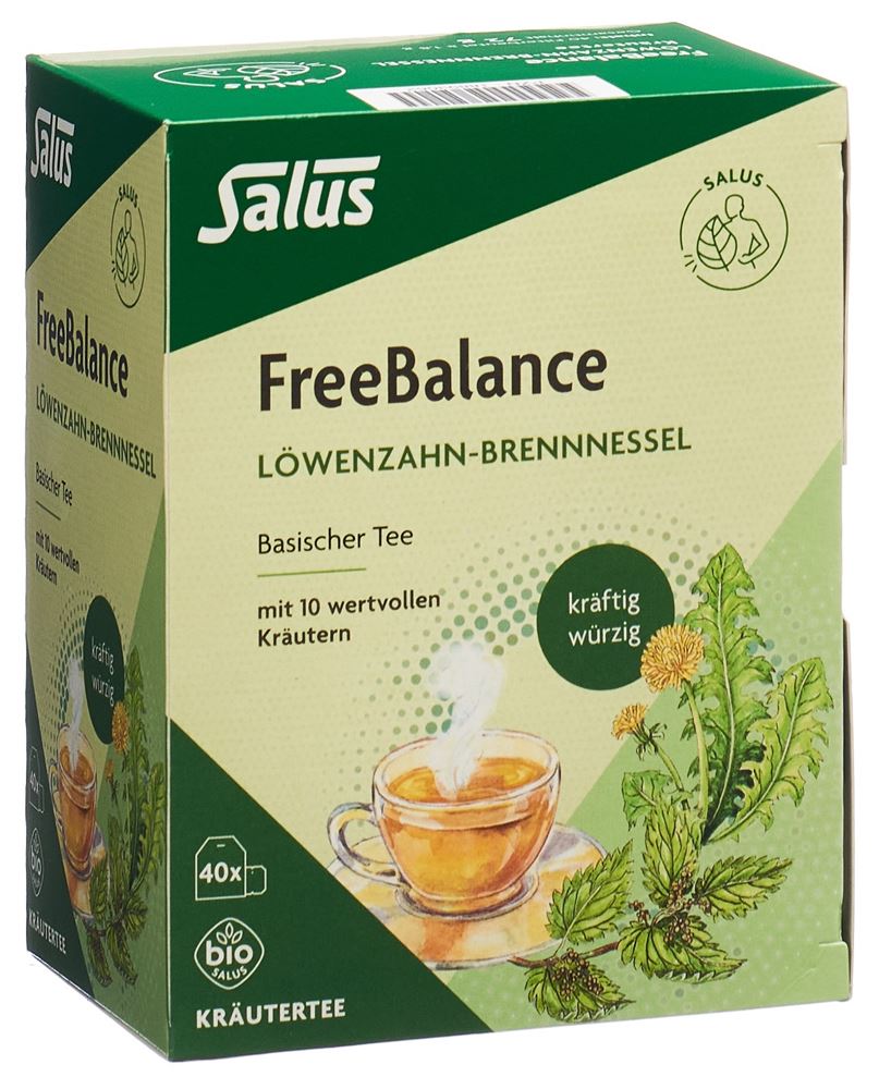 Salus FreeBalance Löwenzahn-Brennnessel Tee Bio Btl 40 Stk