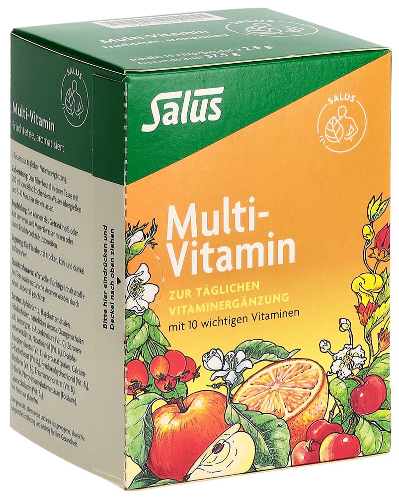 Salus Multi-Vitamines tisane de fruits sach 15 pce
