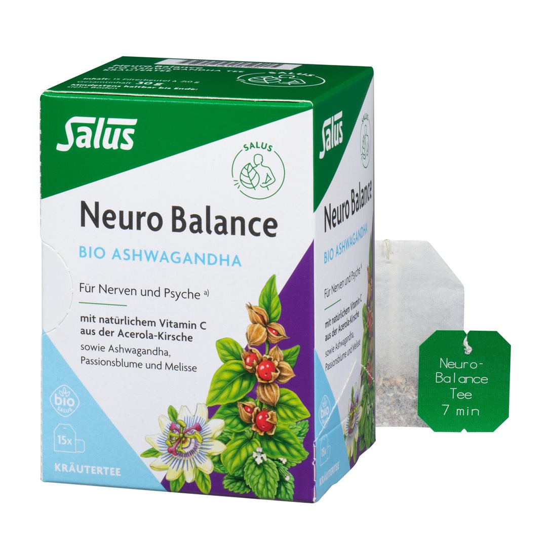 Salus Neuro Balance Ashwagandha Tee Bio Btl 15 Stk