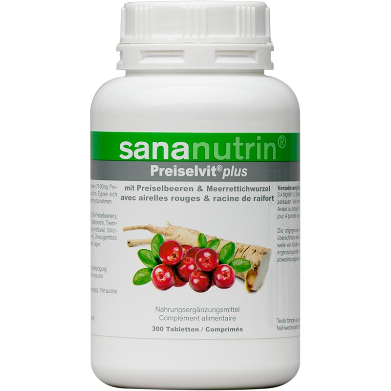 Image of sananutrin Preiselvit plus Tabl Ds 300 Stk