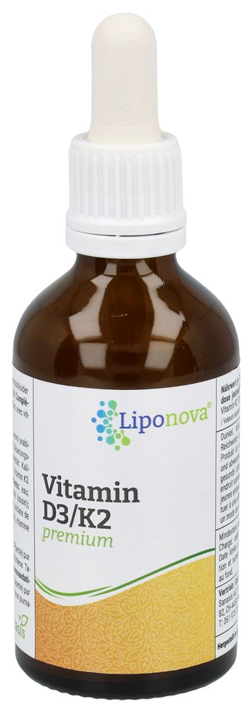 Sanasis Liponova Vitamin D3/K2 liposomal premium vegan 60 ml
