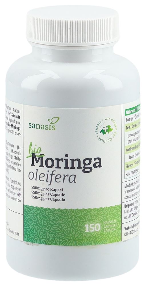 Sanasis Moringa capsule 550 mg bio confezione 150 pz