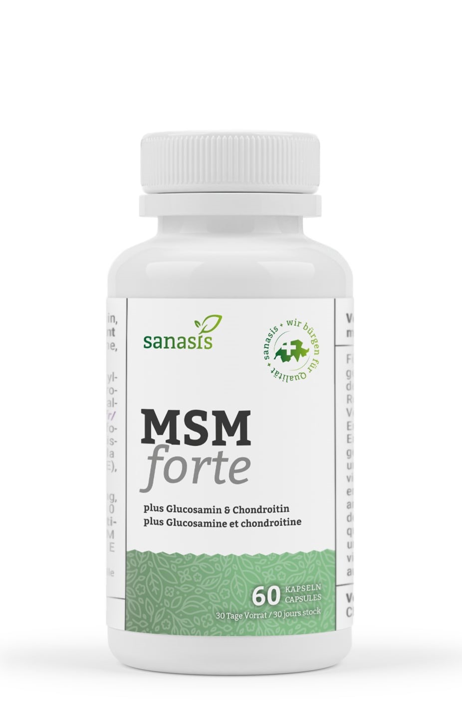 Sanasis MSM Glucosamin & Chondroitin Kaps Ds 60 Stk