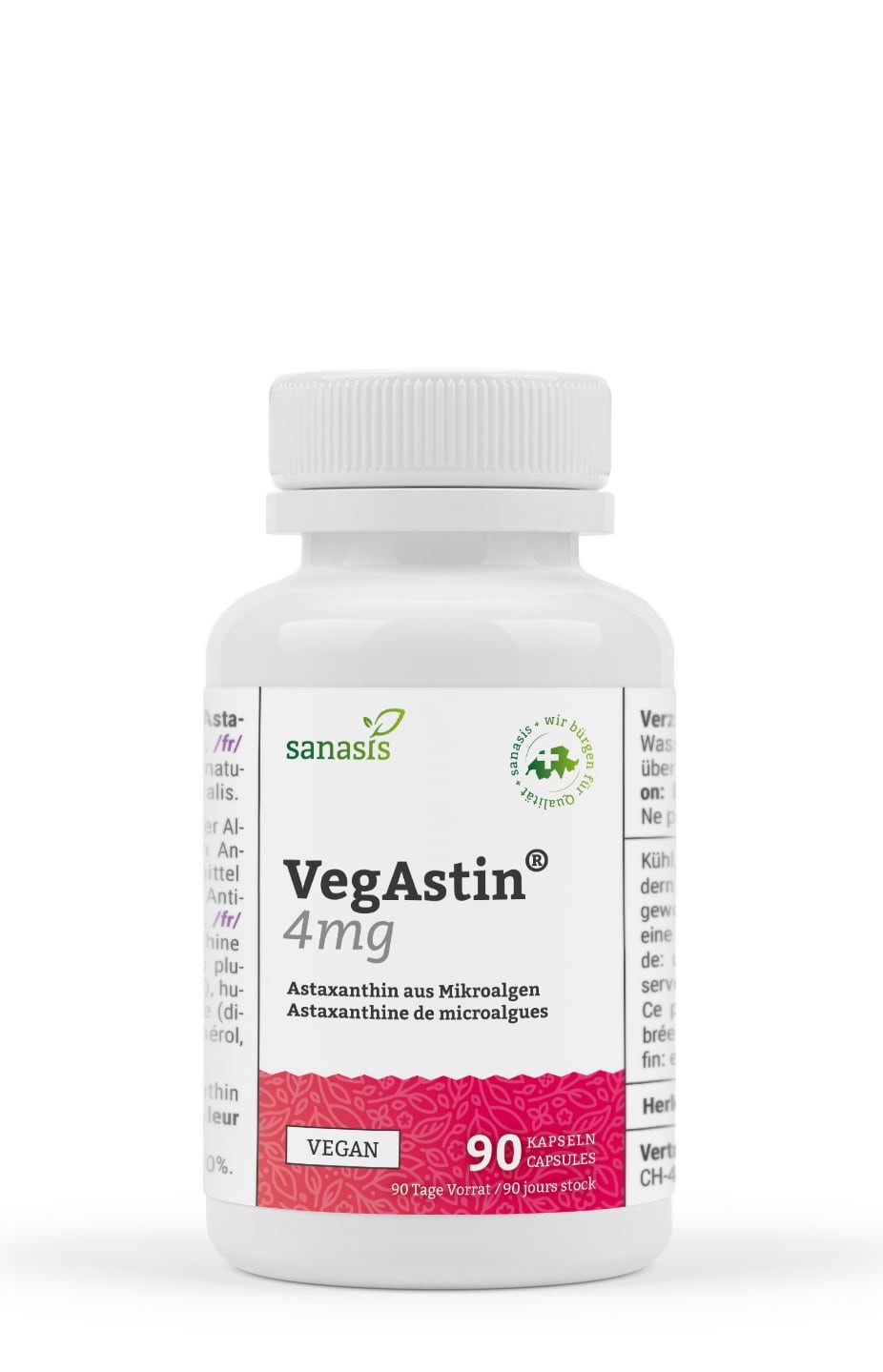 Image of Sanasis VegAstin Kaps 4 mg Ds 90 Stk