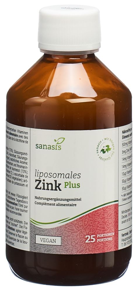 Sanasis Zink Plus liposomal Fl 250 ml