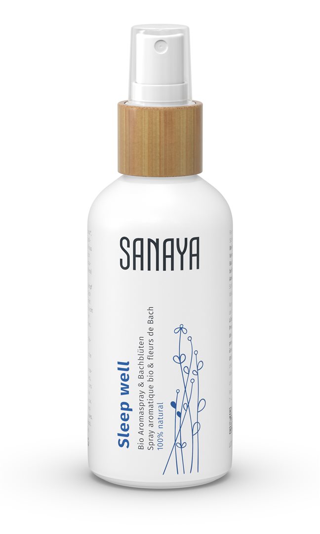Sanaya Aroma & Bachblüten Spray Sleep Well Bio 100 ml