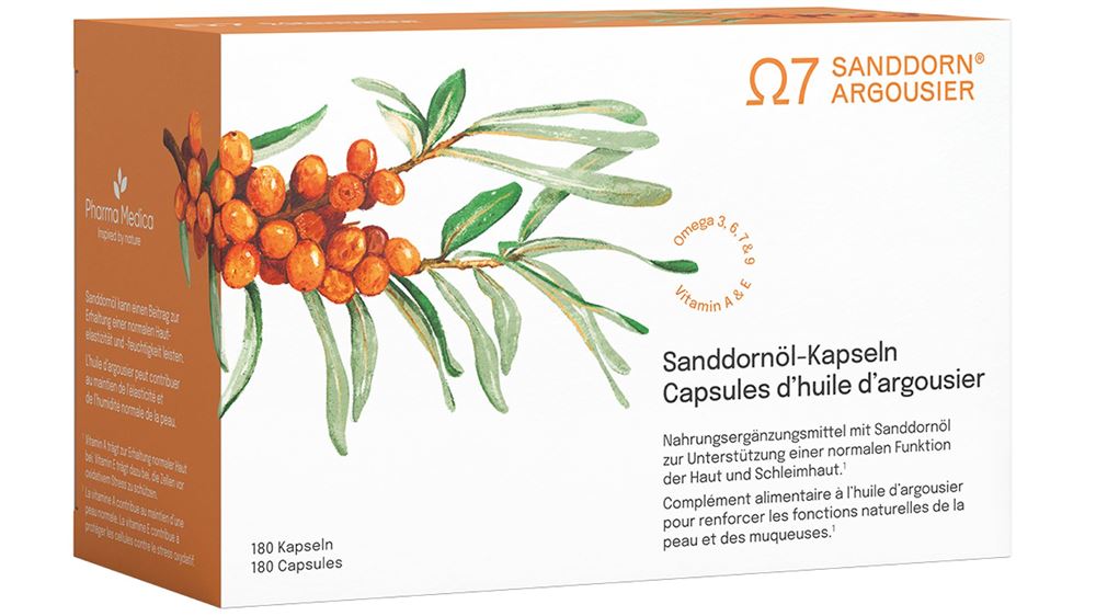 Sanddorn Argousier Omega 7 Kaps 180 Stk