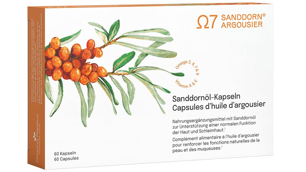 Sanddorn Argousier omega 7 caps 60 pce