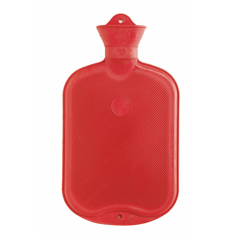 Image of Sänger Wärmflasche 2l Lamelle 1seitig rot