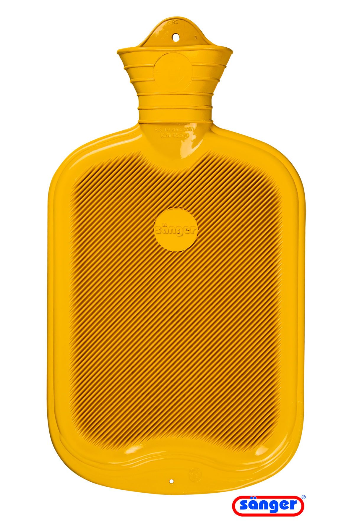 Image of Sänger Wärmflasche aus Naturkautschuk Lamelle 2l 1seitig gelb