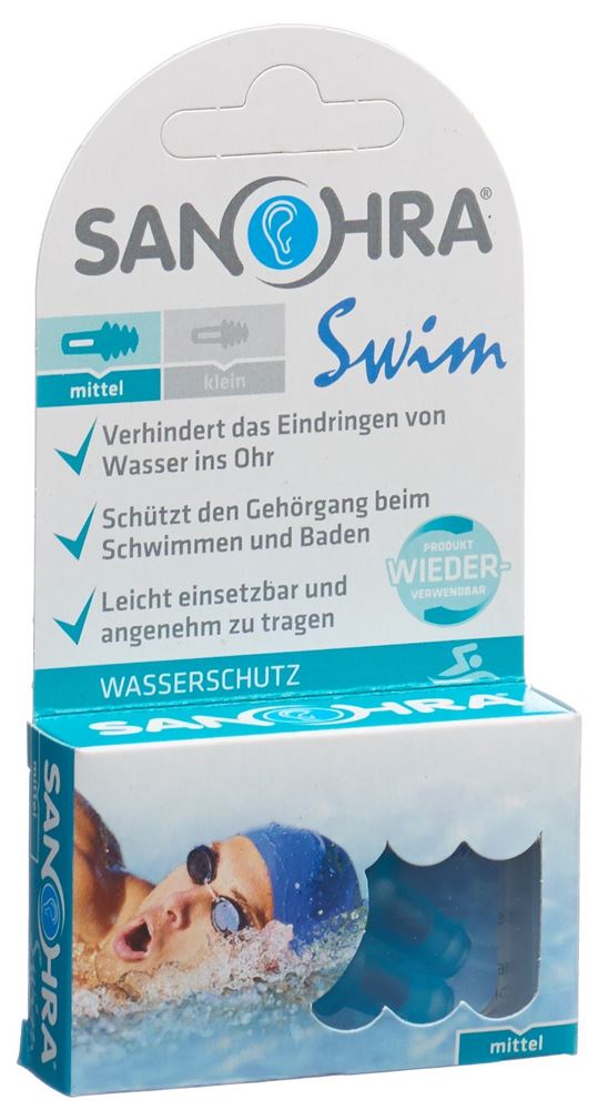 Sanohra Swim tappi udito adulti 2 pezzi