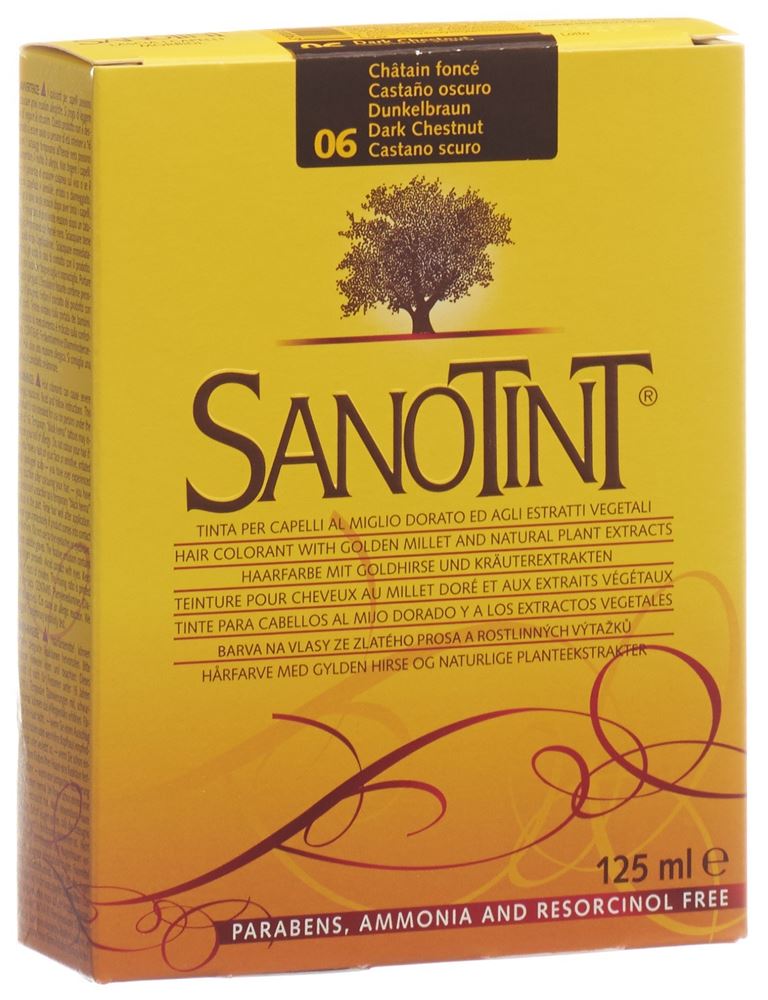 Sanotint Haarfarbe 06 dunkelbraun