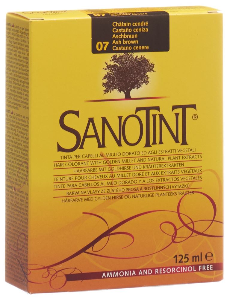 Sanotint teinture cheveux 07 châtain cendré