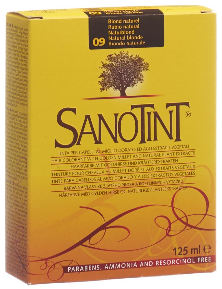 Sanotint teinture cheveux 09 blond naturel