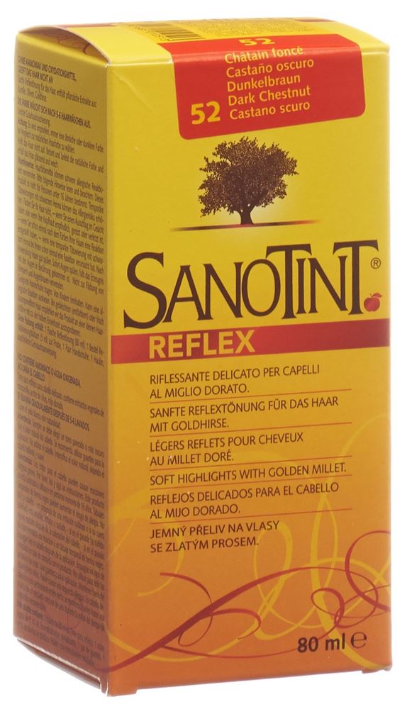 Sanotint Reflex Haartönung 52 dunkelbraun