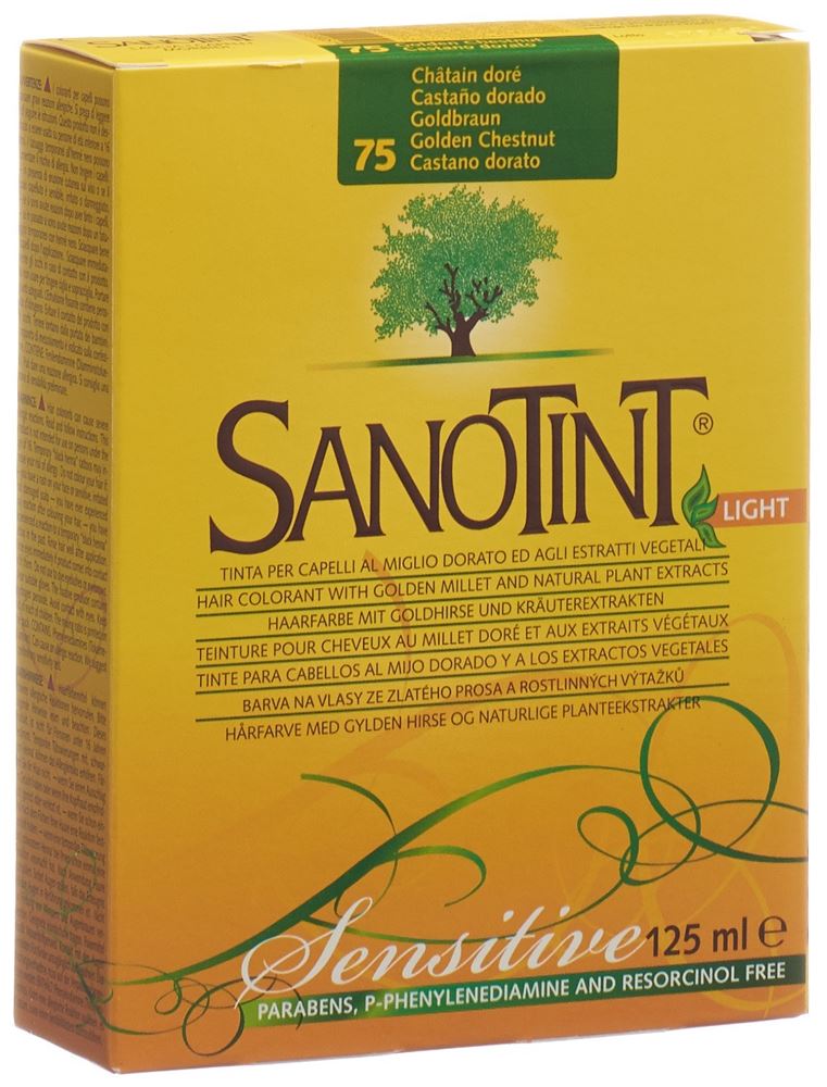 Image of Sanotint Sensitive Light Haarfarbe 75 goldbraun
