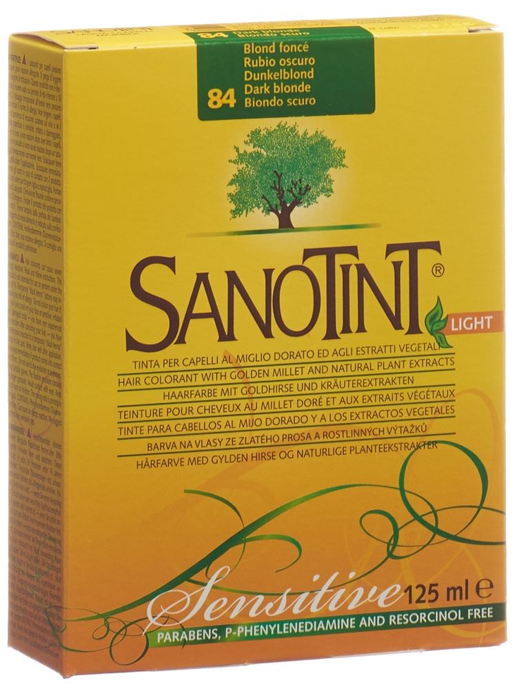 Image of Sanotint Sensitive Light Haarfarbe 84 dunkelblond