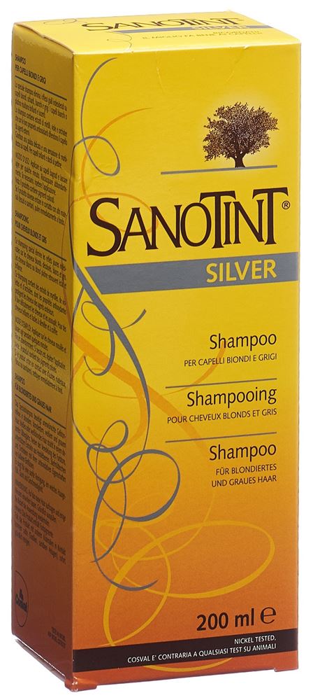 Image of Sanotint Shampoo blondiertes graues Haar Fl 200 ml