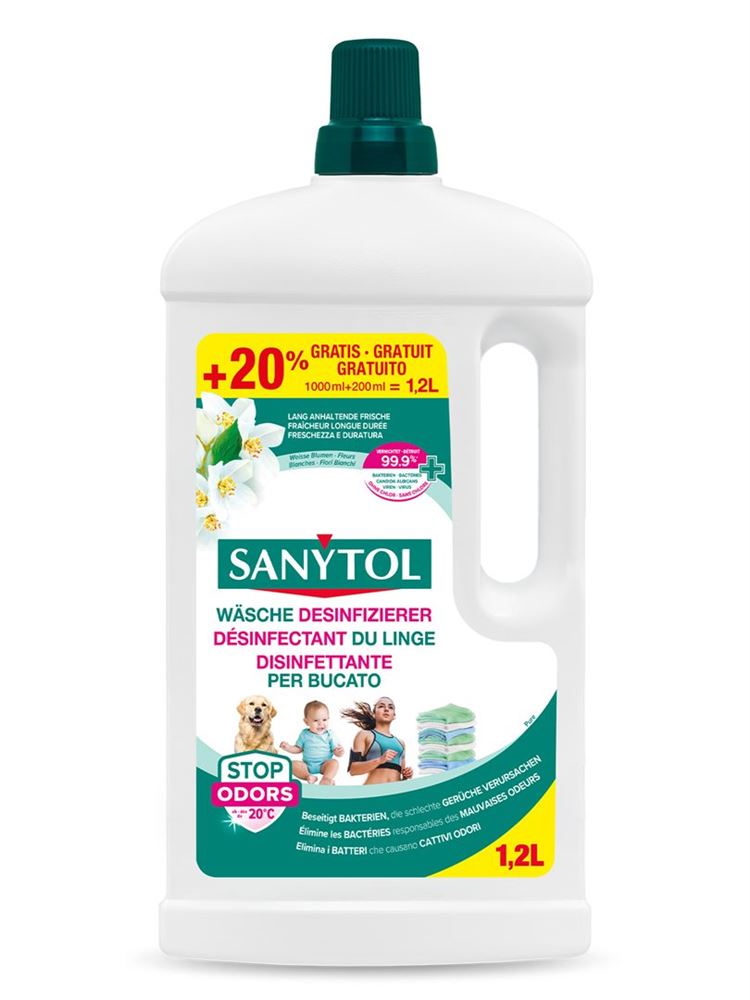 Image of Sanytol Wäsche Desinfizierer +20% gratis Fl 1.2 lt