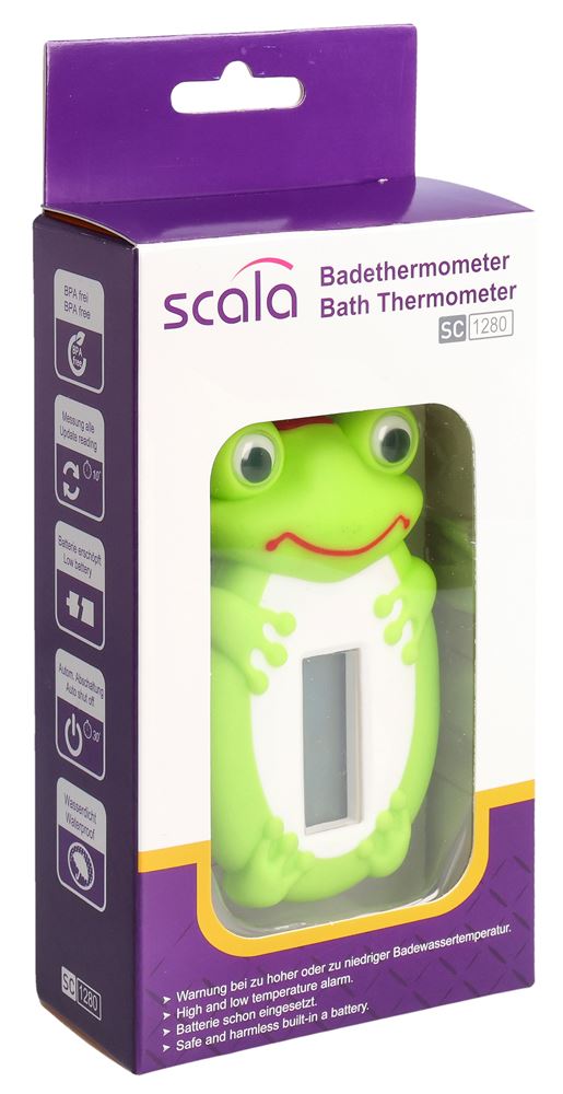 scala Digitales Badethermometer SC 1280P Frosch