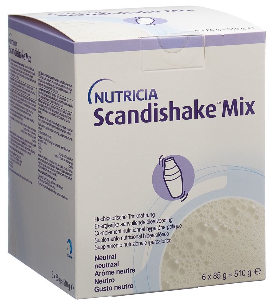 Scandishake mix pdr neutre 6 sach 85 g