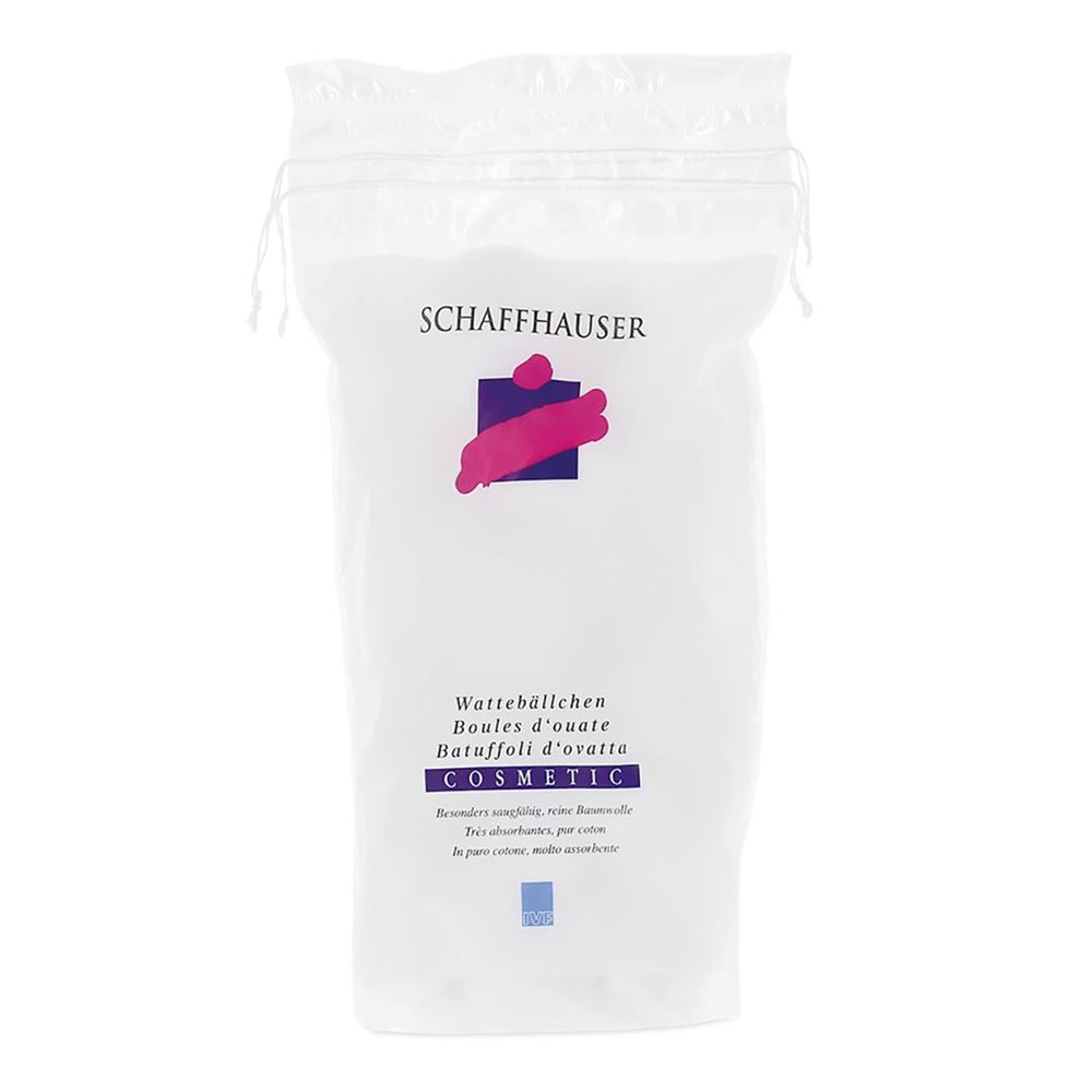 Schaffhauser batuffoli di cotone cosmetici bianchi 20 x 60 g