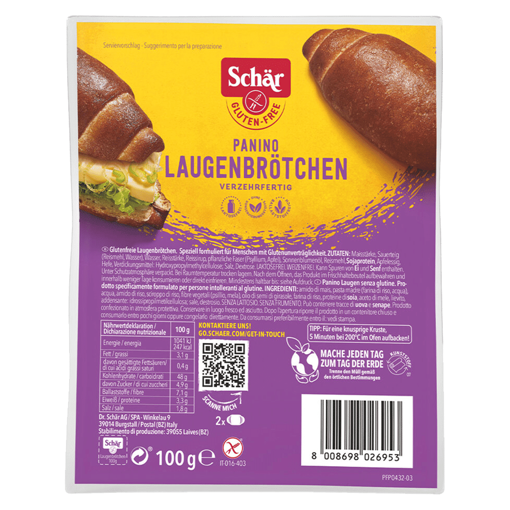 Image of Schär Laugenbrötchen glutenfrei 100 g