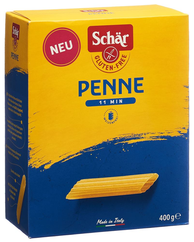Schär pâtes penne sans gluten 400 g