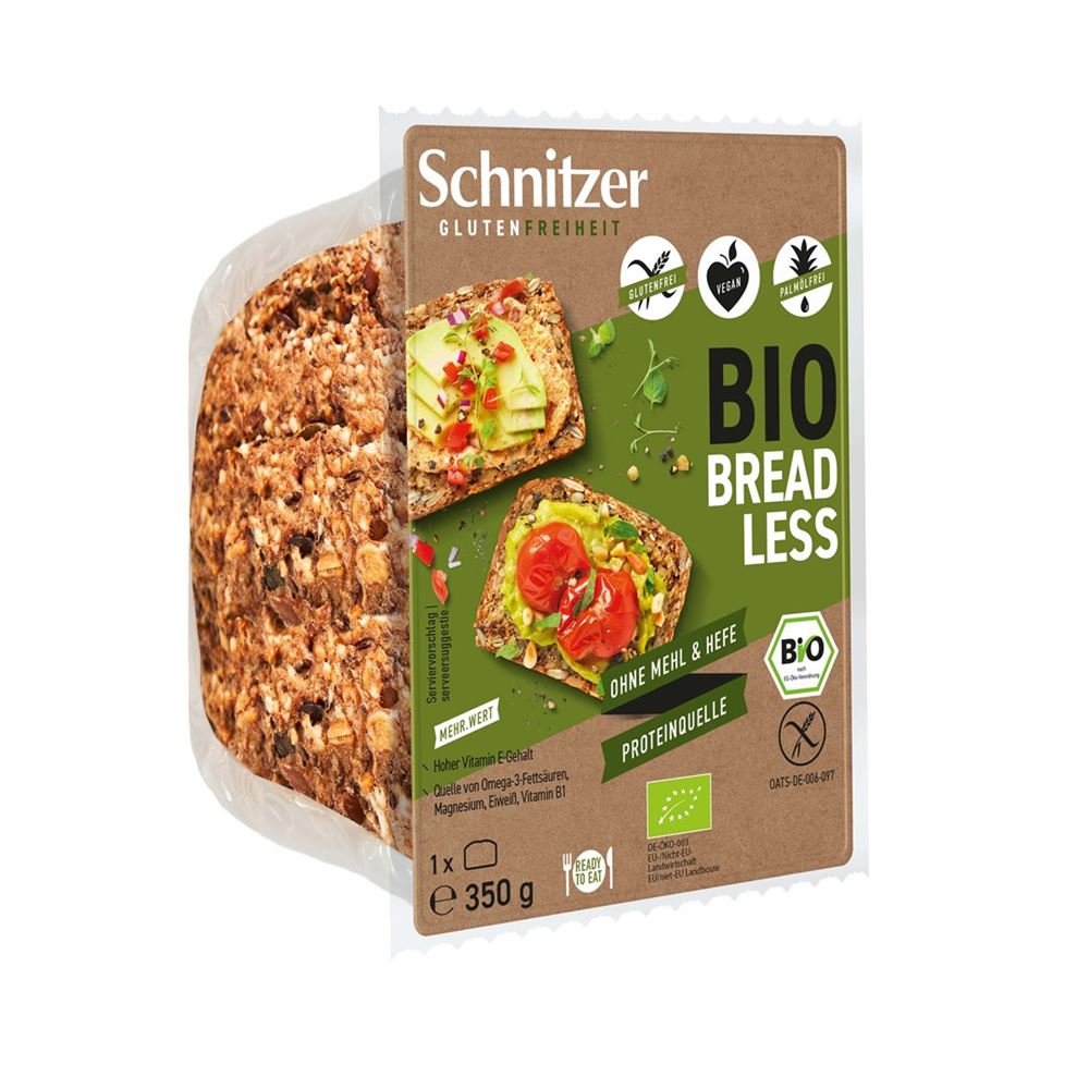 Image of Schnitzer Bio Bread Less Saatenbrot ohne Mehl und Hefe Btl 350 g