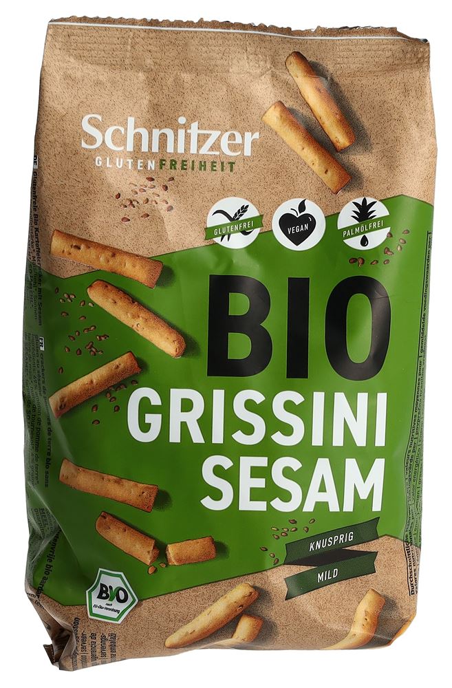 Image of Schnitzer Bio Grissini Sesam glutenfrei 100 g