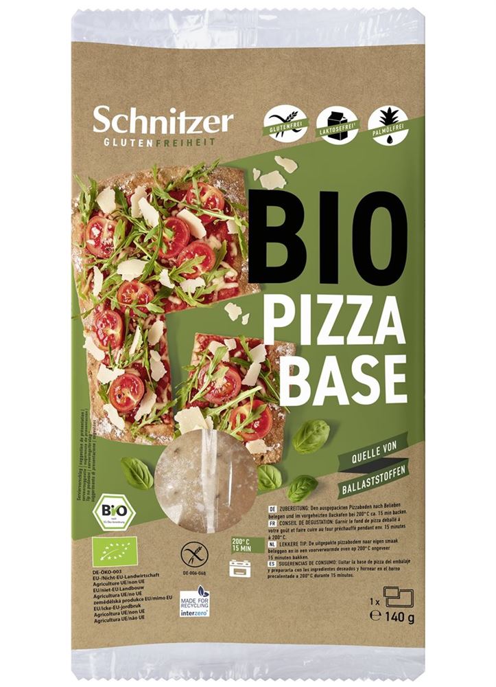 Image of Schnitzer Bio Pizzabase Einzelpackung 140 g