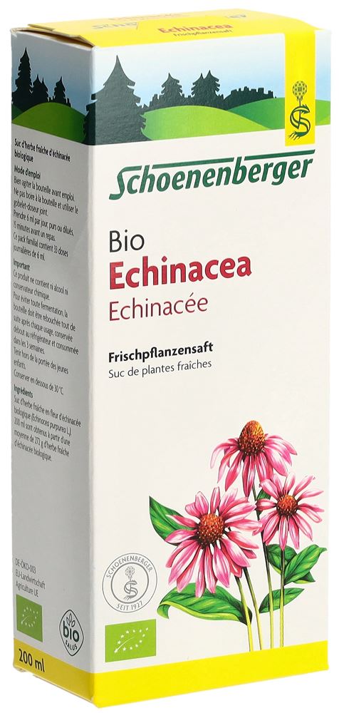 Schoenenberger Echinacea Frischpflanzensaft Bio Fl 200 ml